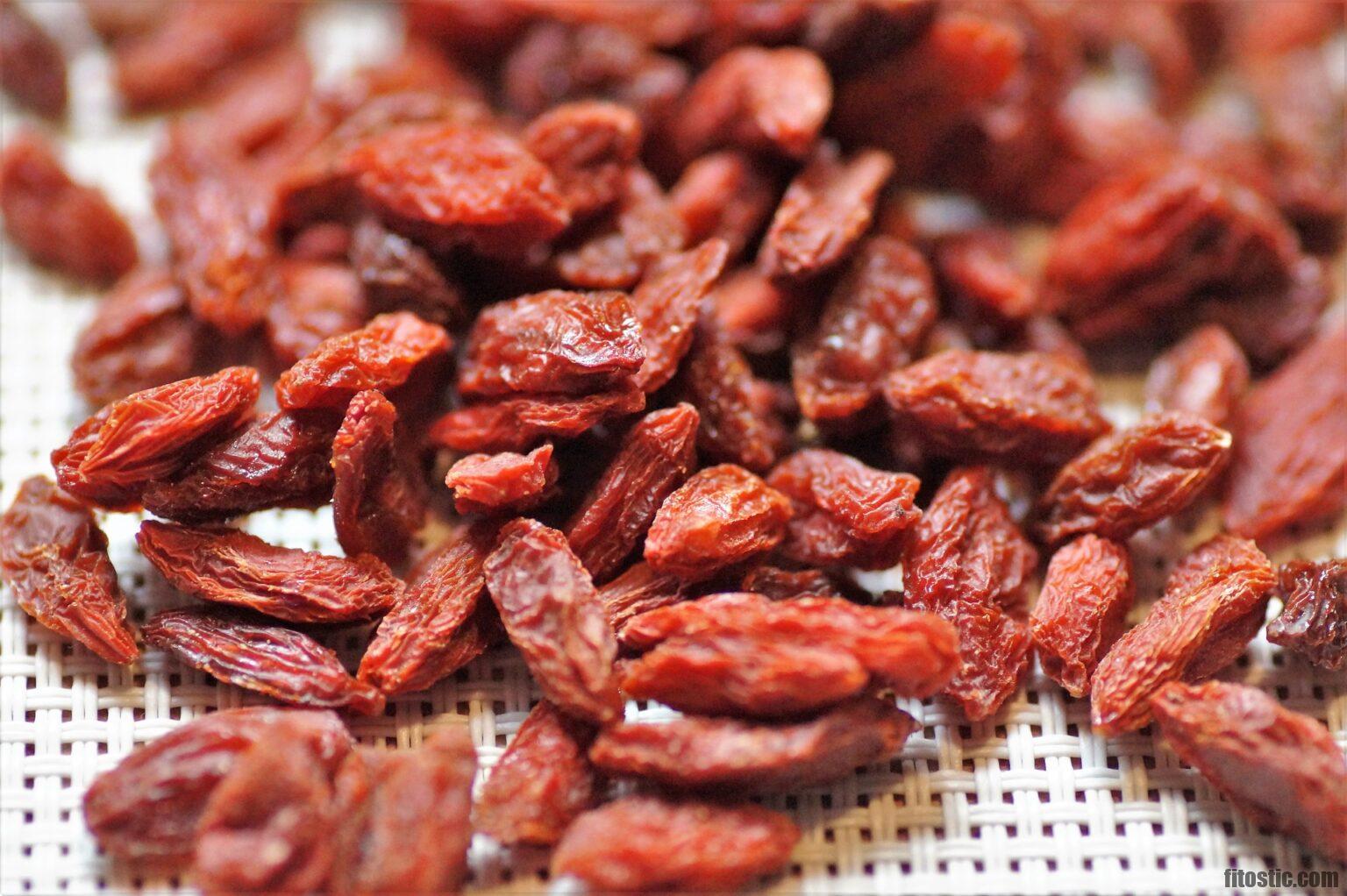 Comment consommer les baies de goji séchées pour maigrir ?