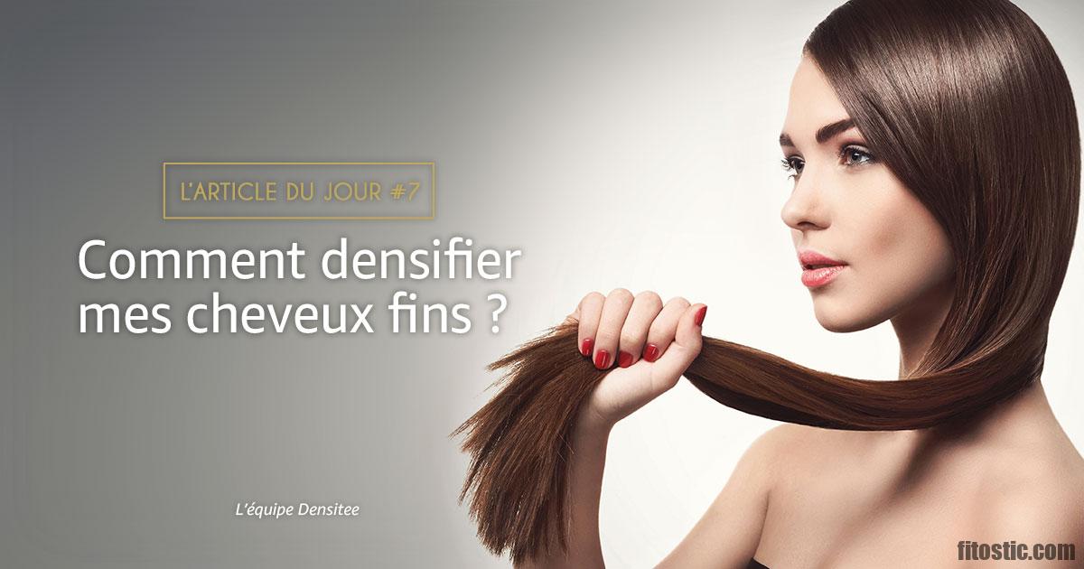 Comment diminuer l'épaisseur des cheveux ?