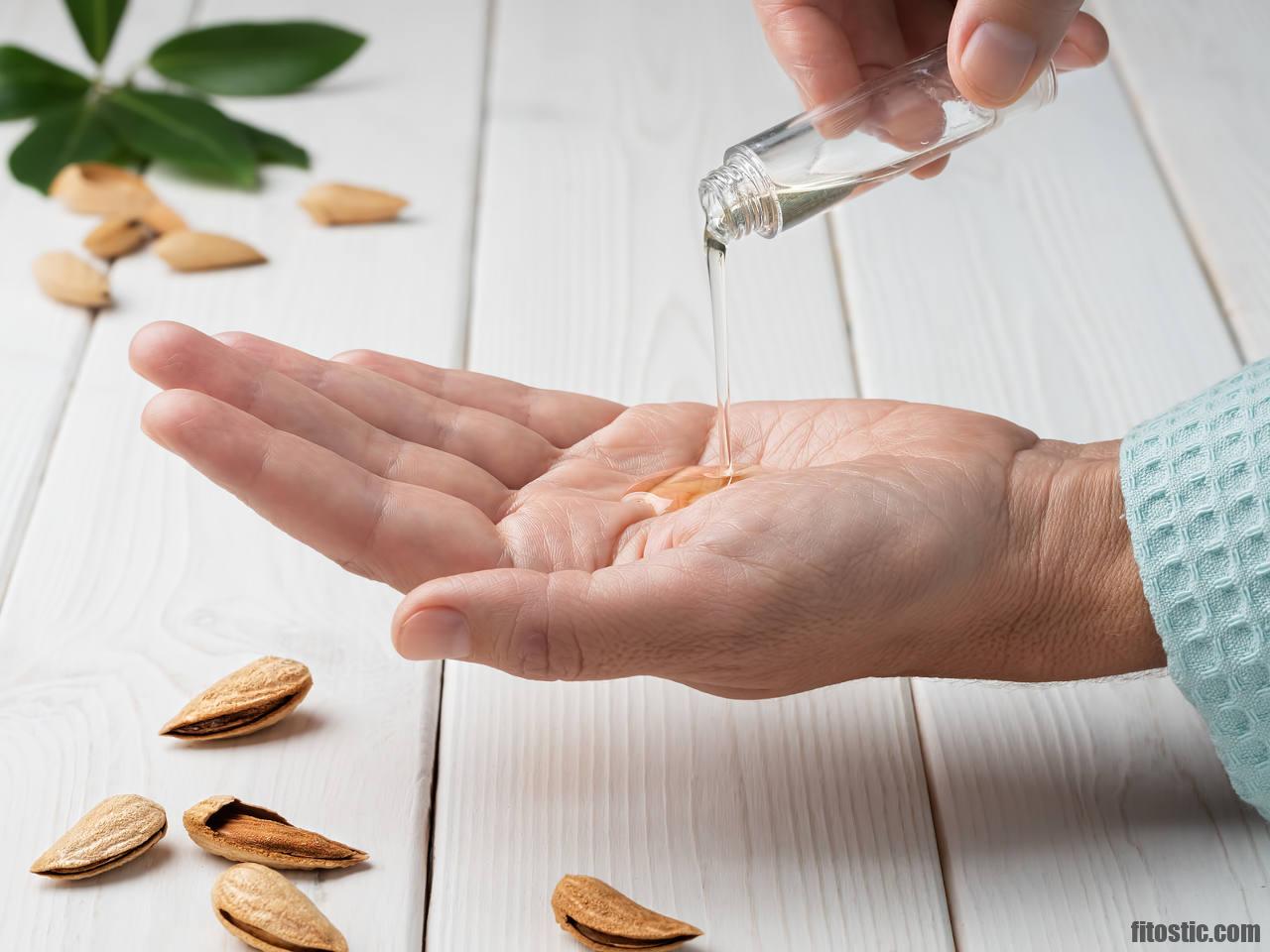 Comment mettre l'huile d'amande douce sur les cheveux ?