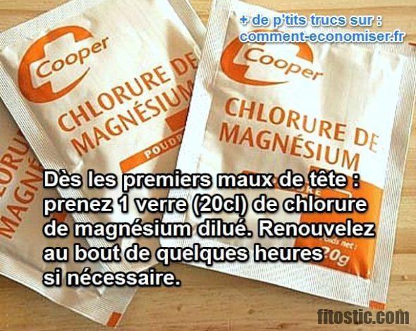 Comment prendre du chlorure de magnésium ?