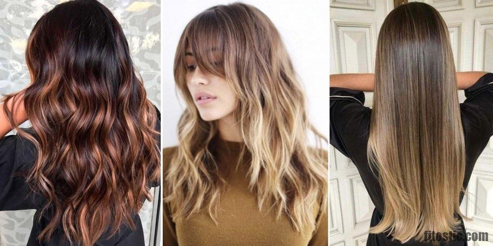 Quelle couleur de balayage pour brune ?