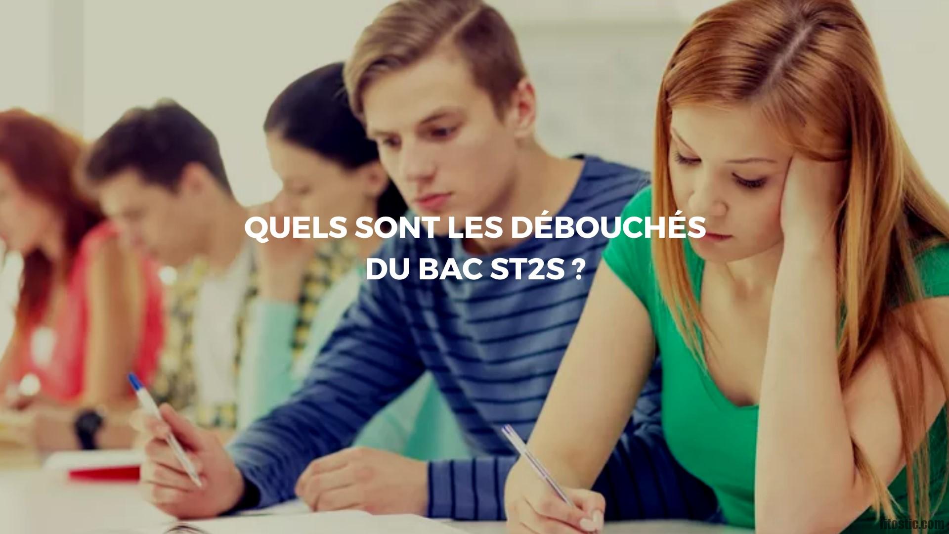 Quels sont les métiers avec un bac ST2S ?