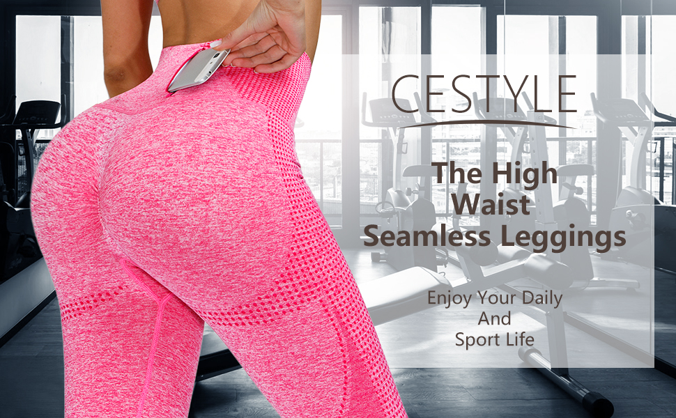 The high waist seamless leggings enjoy your daily and sport lift 4-way stretch