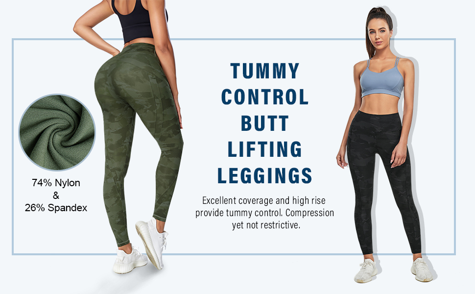 high waist workout leggings with pockets
