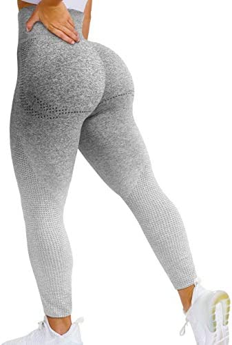 lift leggings : QOQ Women's Seamless Leggings High Waist Gym Running ...