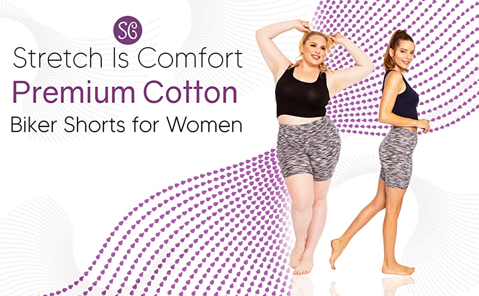 Premium Cotton Biker Shorts for Women