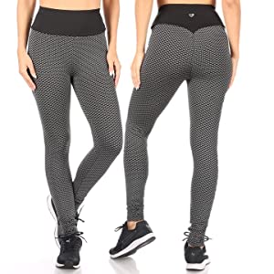 TikTOK Lggings,Butt Scrunch,Butt Ruched,Booty Sculpting,Tummy Control,Honeycomb leggings