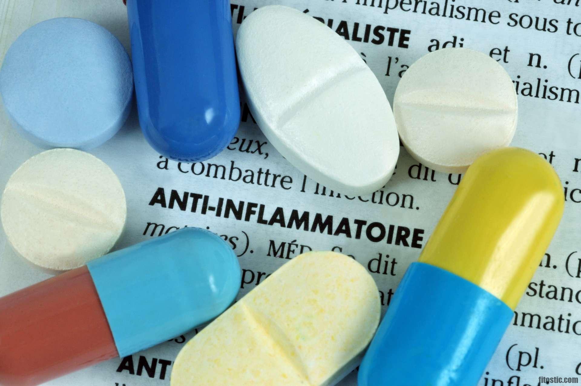 C'est quoi un médicament antiinflammatoire