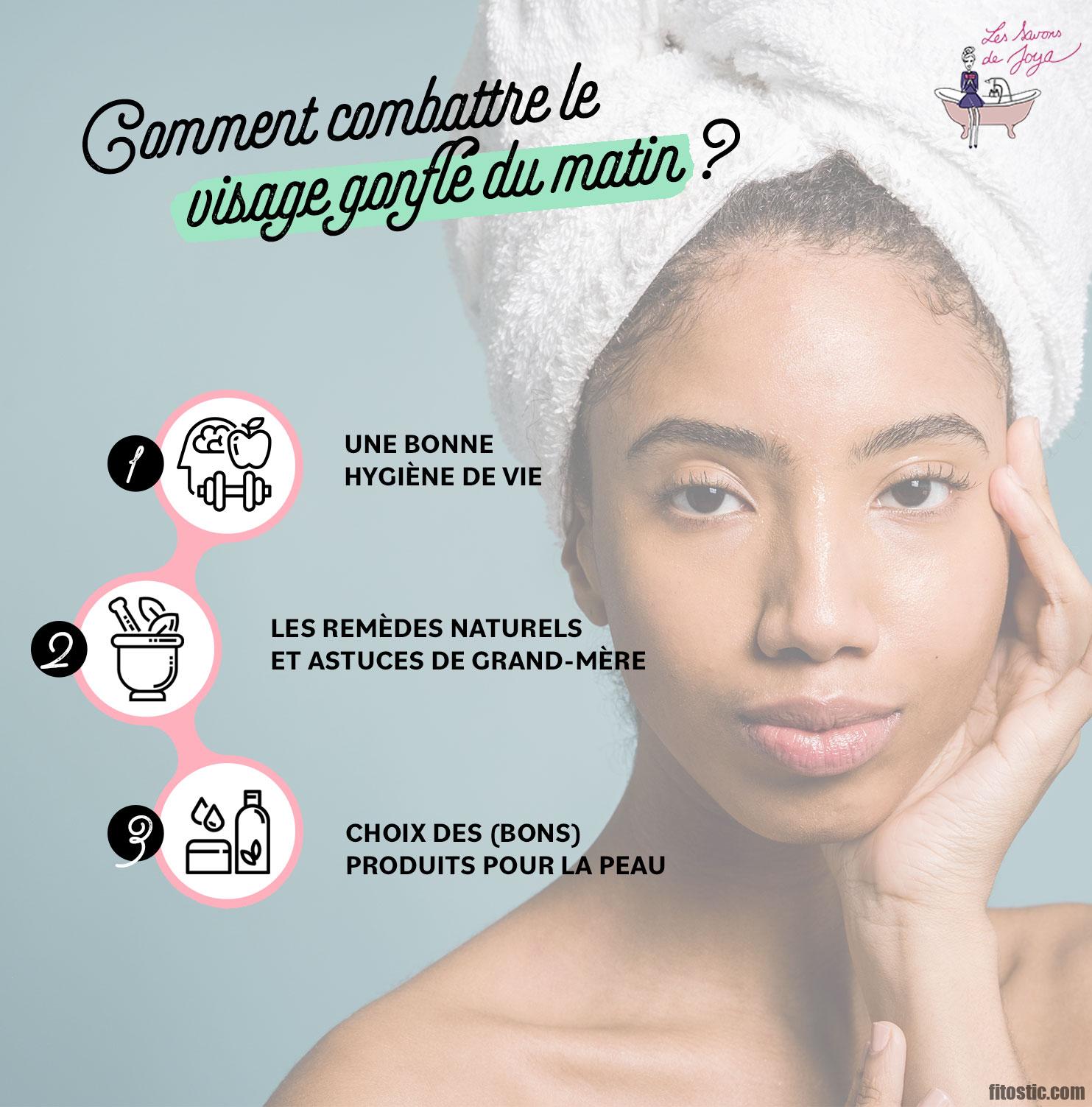 Comment faire degonfler son visage naturellement ?