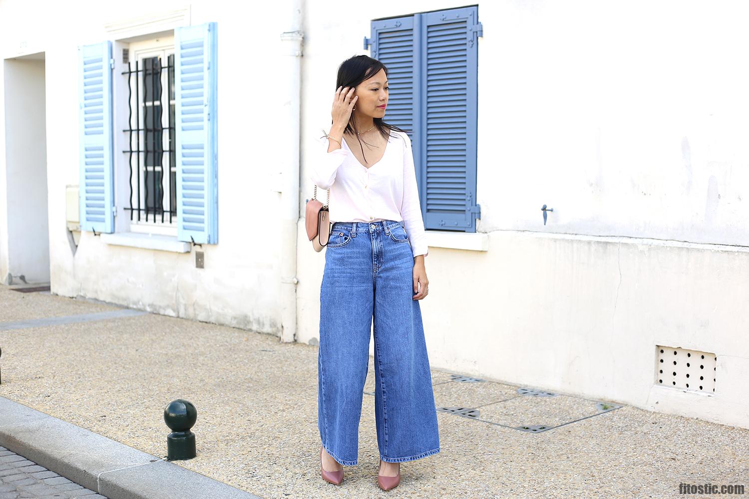 Comment porter le pantalon large quand on est petite ?