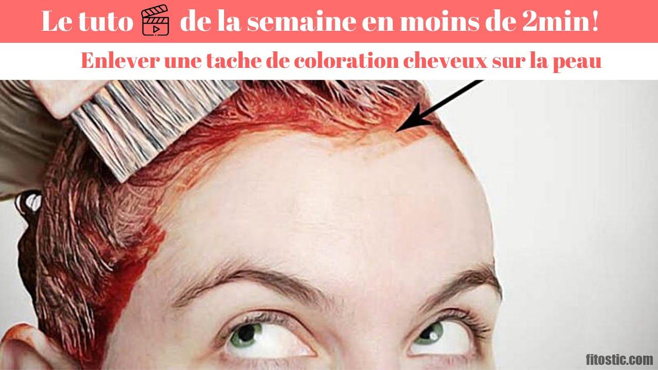 Comment enlever les traces de couleurs sur le front ?