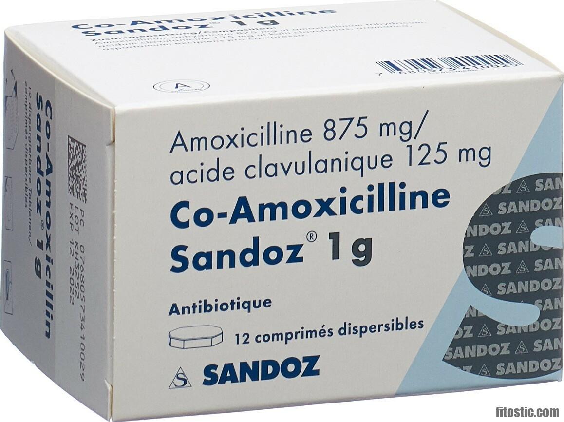 Comment prendre amoxicilline 1 g dispersible ?