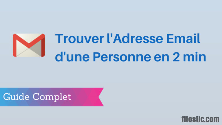 comment retrouver une adresse mail personnelle