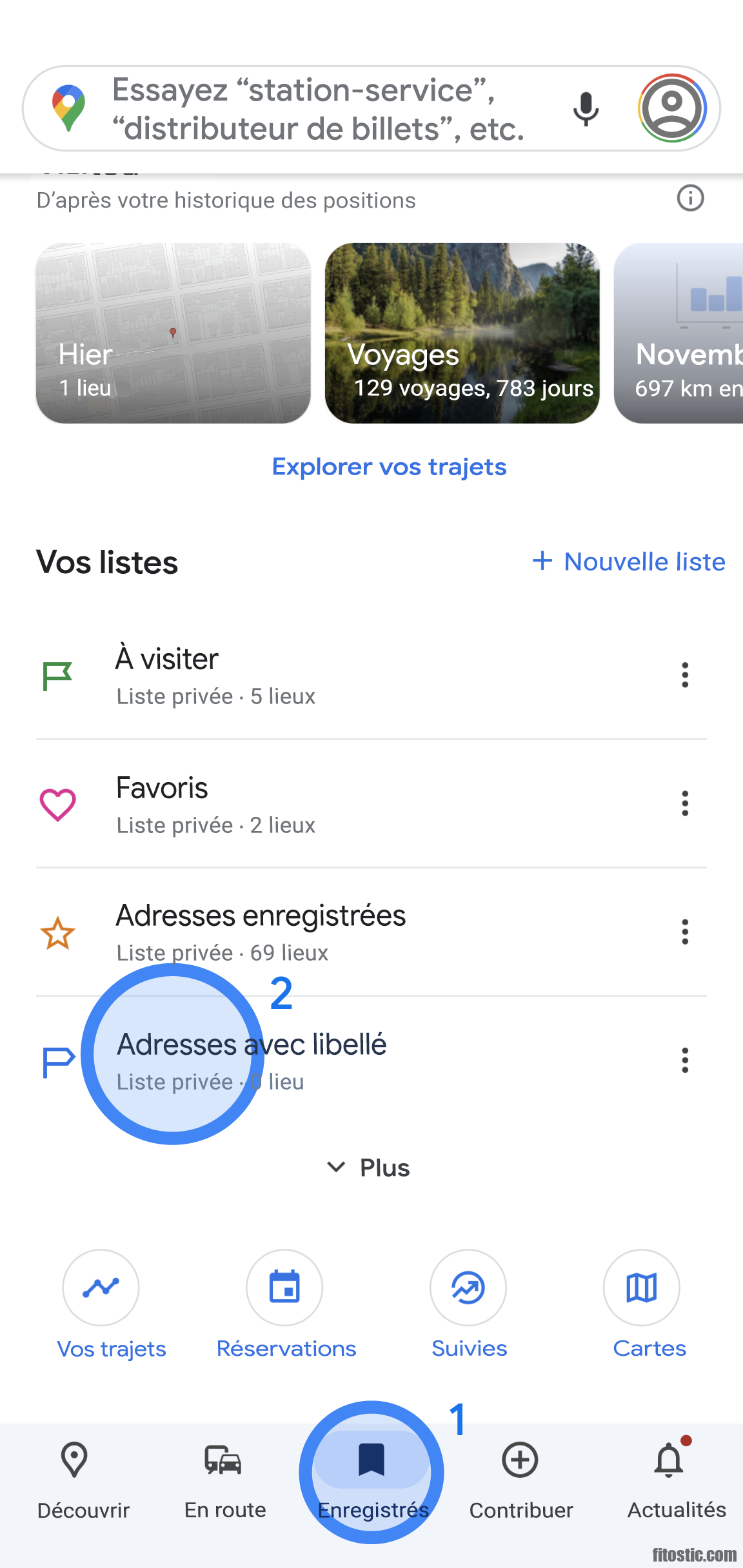 Comment trouver une adresse sur google ?