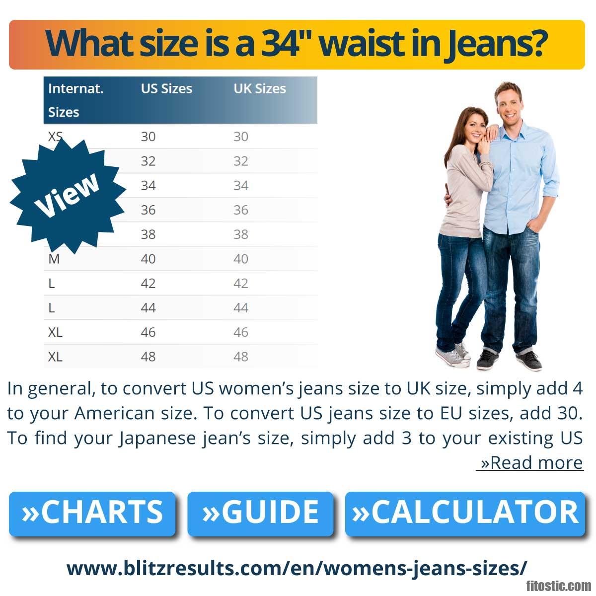 Is a size 30 jeans a size 12?