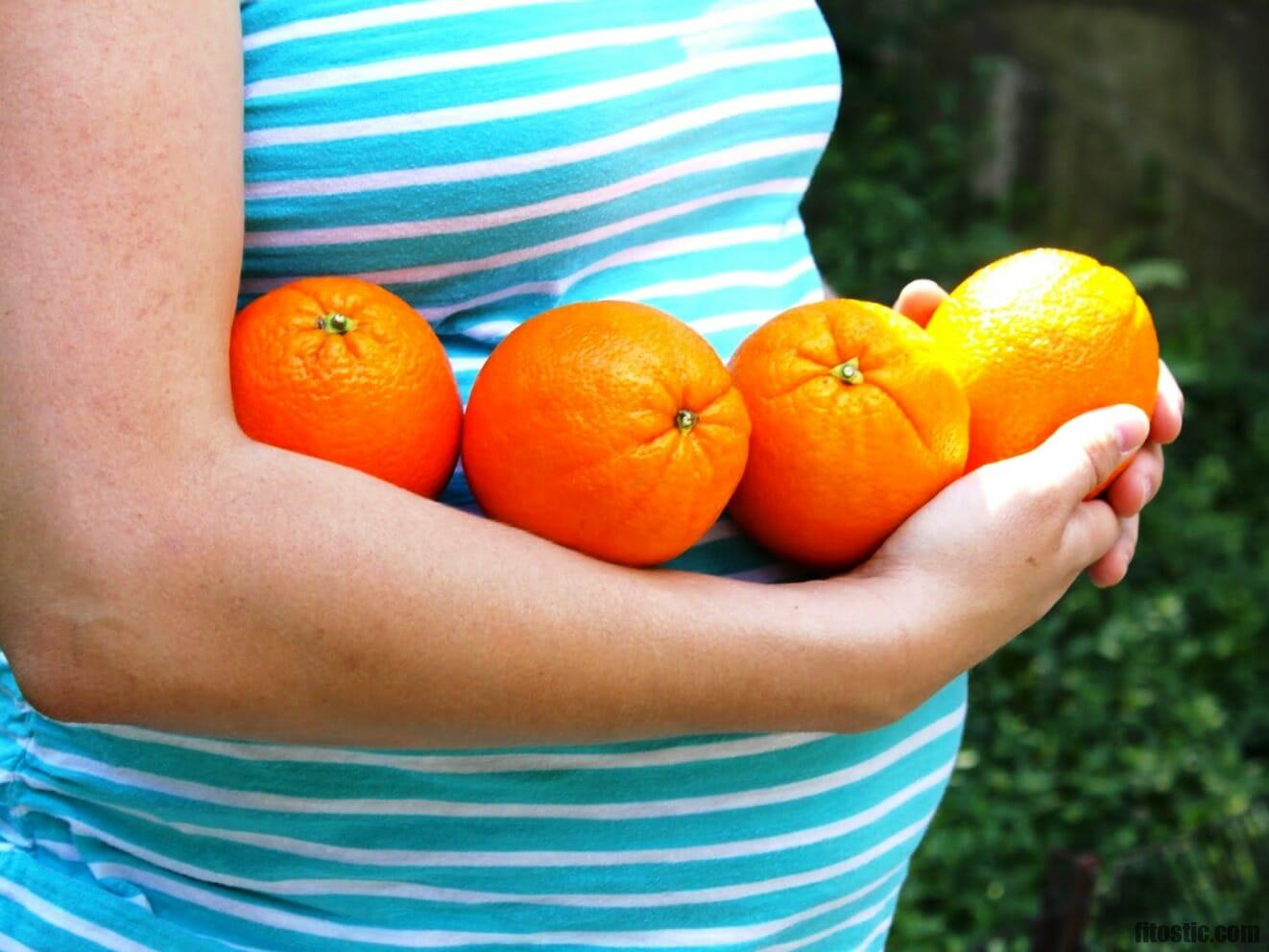 Est-ce que l'orange est bon pour une femme enceinte ?