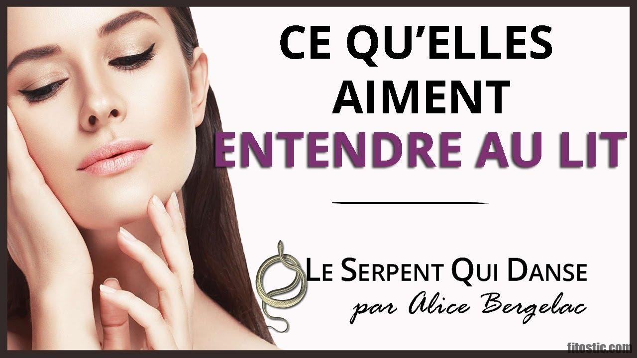 Qu'est-ce que les femmes aiment entendre ?