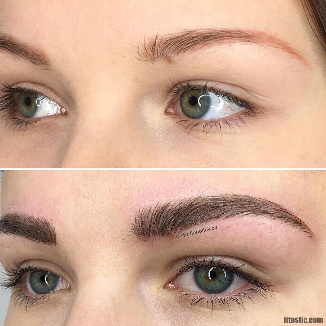 Quand tombent les croûtes microblading ?