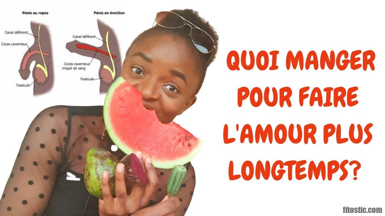 Quel fruit avant de faire l'amour ?