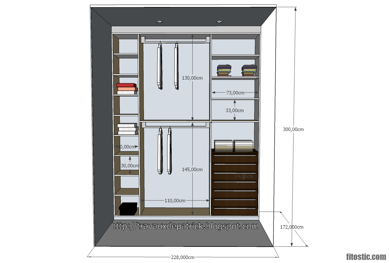 Quelle hauteur etagere dressing ?