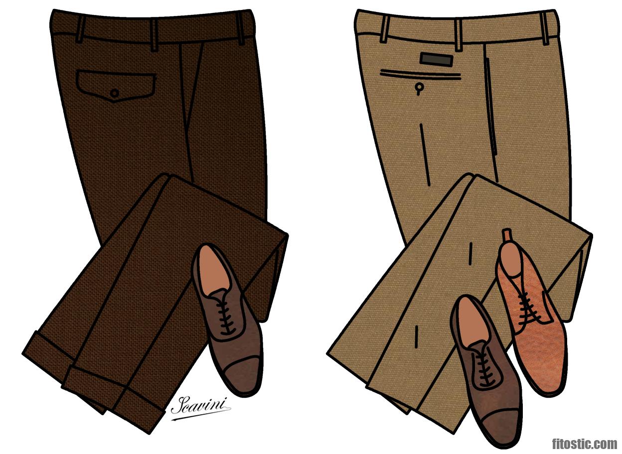 Quelle couleur de pantalon avec des chaussures camel ?