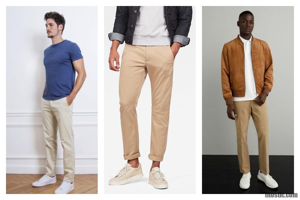 Quelle couleur va bien avec un pantalon beige ?