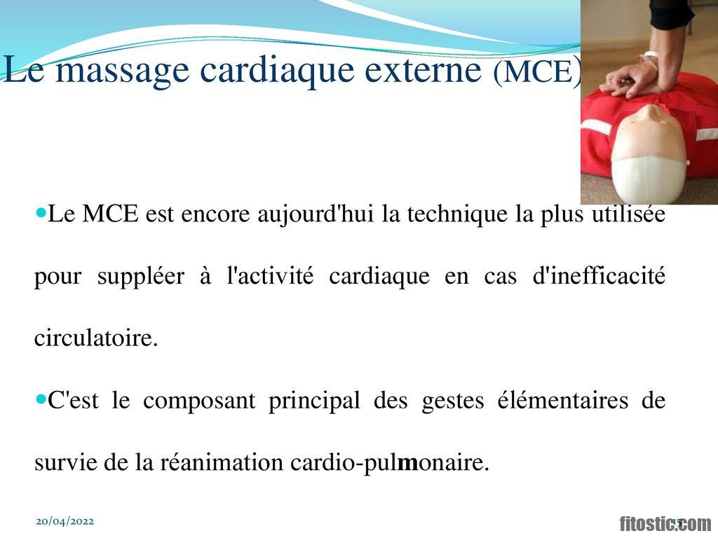 Quels sont les inconvénients d'un massage cardiaque externe ?