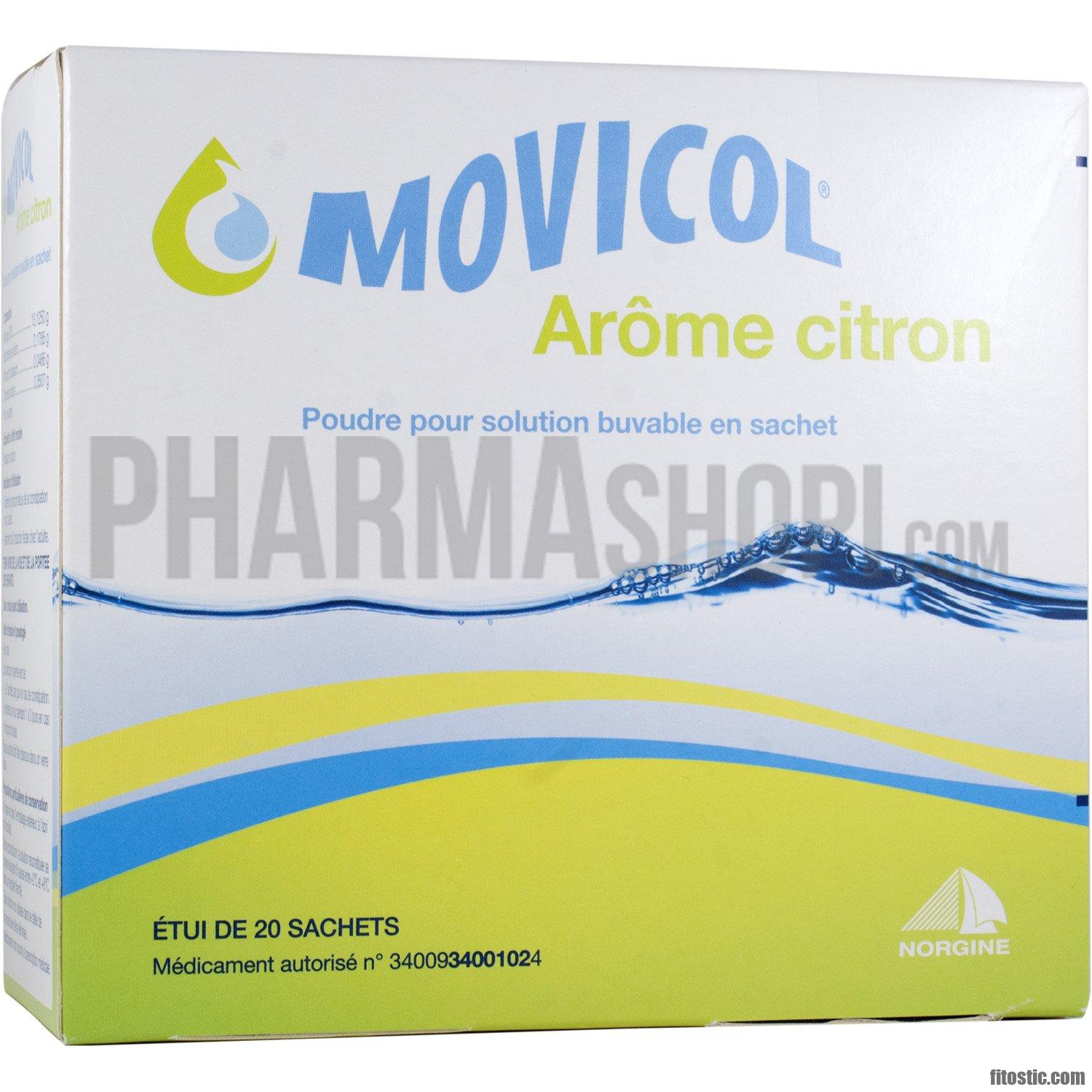 Quels sont les effets secondaires de movicol ?