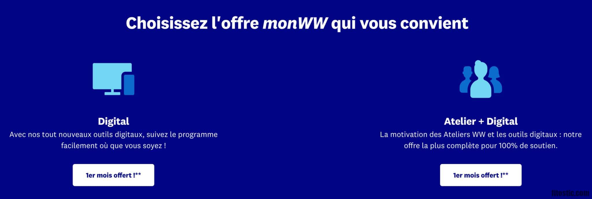 Quels sont les tarifs de weight watchers ?