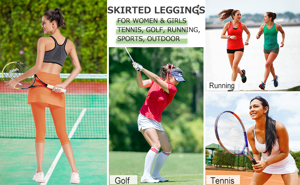 skirted leggings for sports
