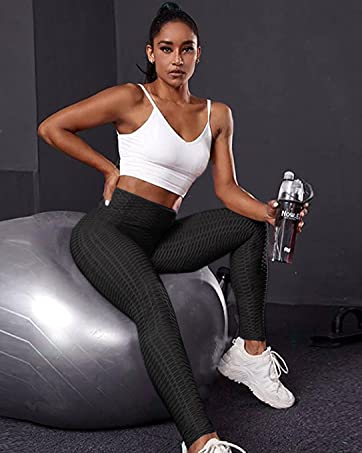 Butt Lifting Anti Cellulite Sexy Leggings for Women High Waisted Yoga Pants Workout Sport Tights