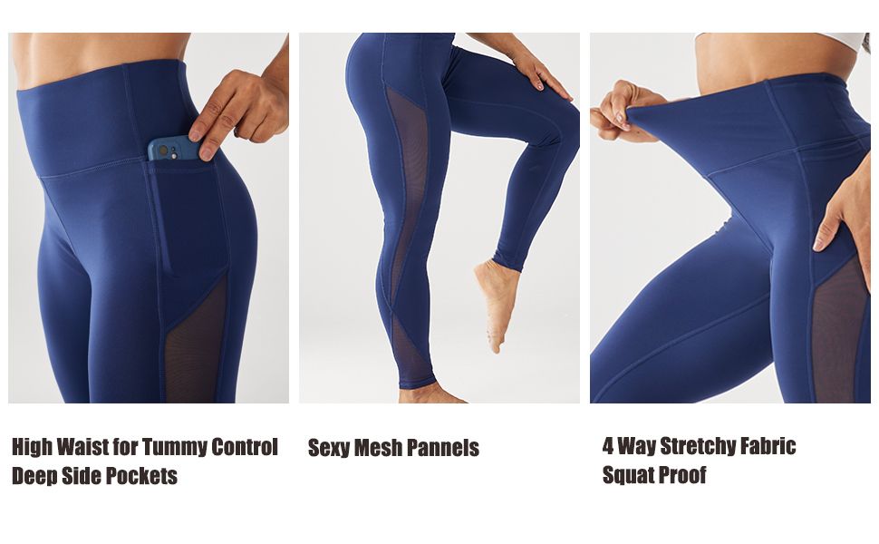 tummy control leggings, yoga legging mesh women