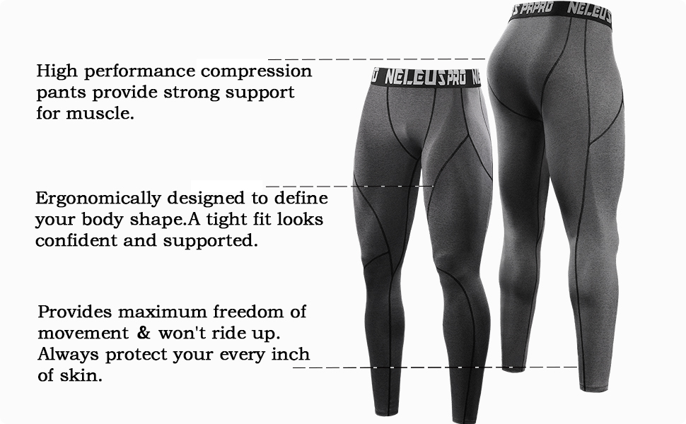 Men's Dry Fit Compression Pants 