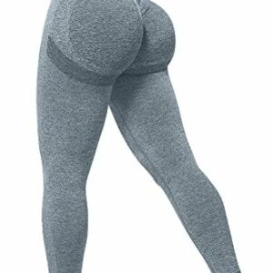booty lifting leggings : FINUKON Workout Leggings for Women Seamless Scrunch Butt Lifting Leggings High Waisted Booty Yoga Pants Compression Tights