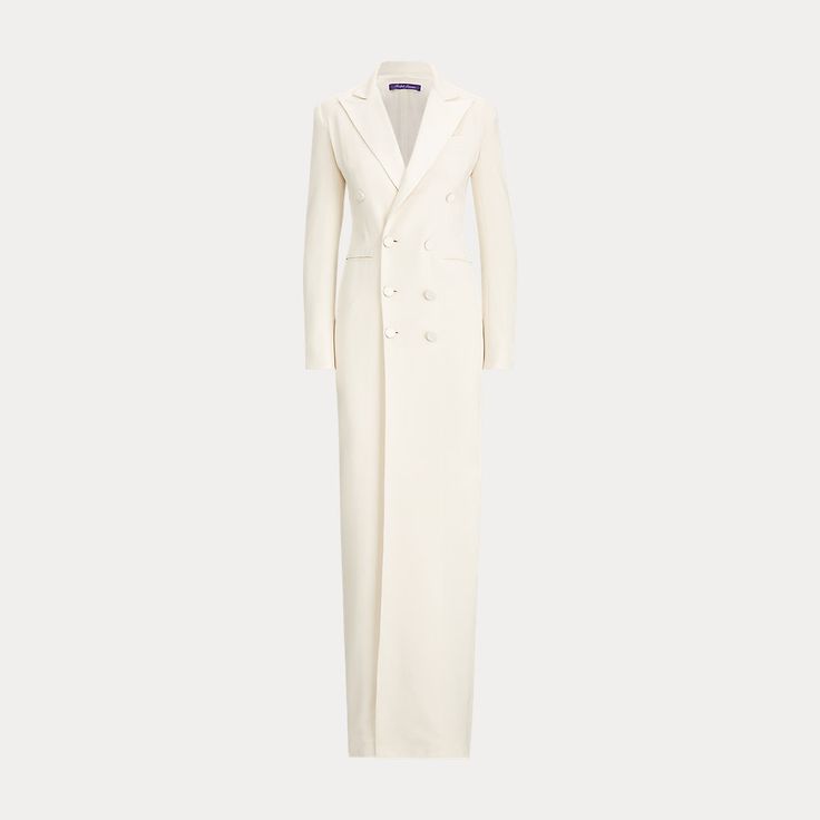Kristian Silk Tuxedo Dress | Ralph Lauren UK | Tuxedo dress, Dress