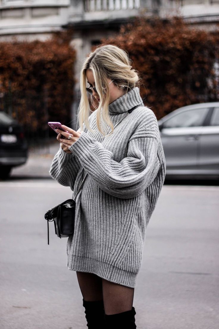 Style Robe pull oversize : comment la porter - Blog mode | Pull