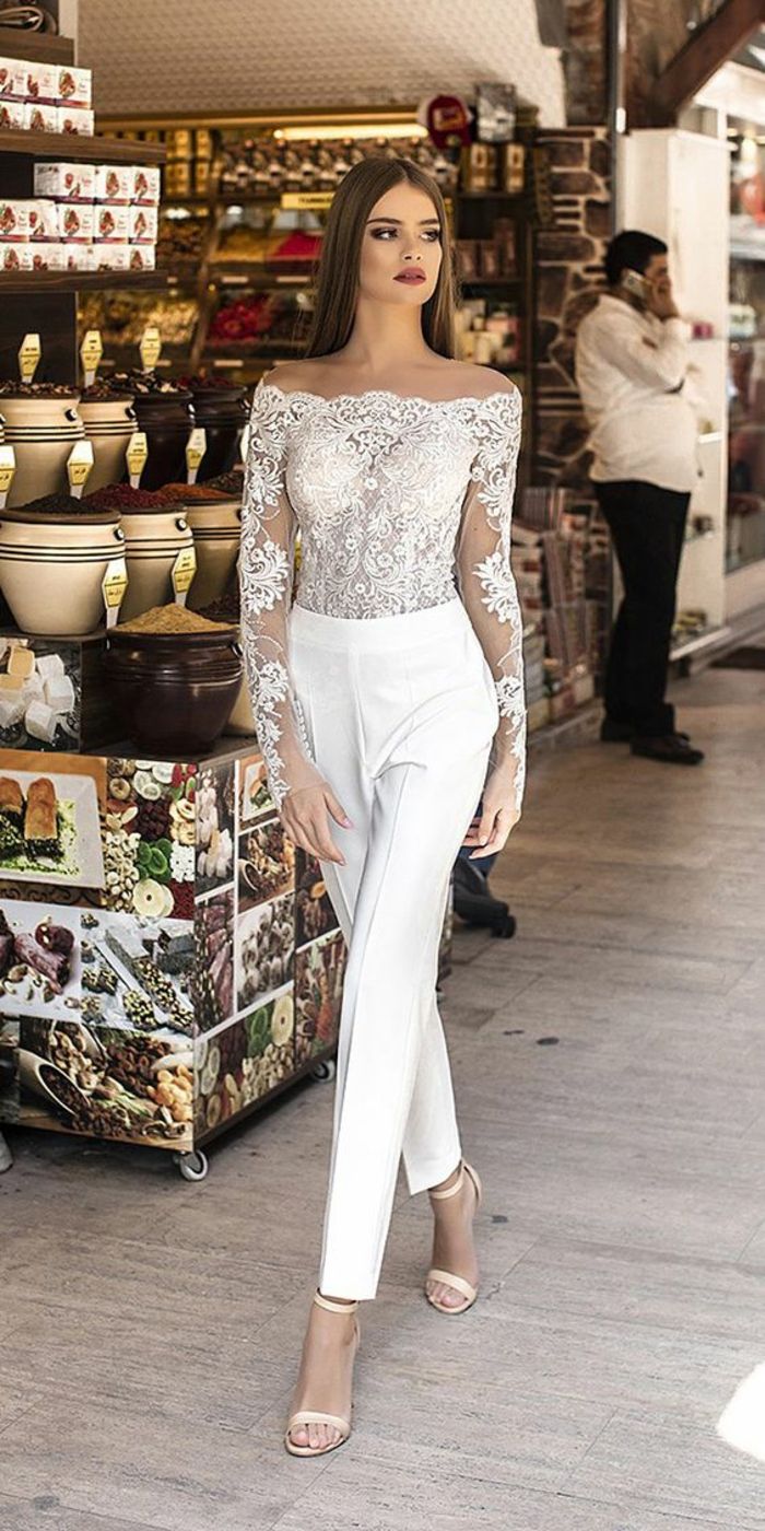 tenue pour mariage femme tailleur pantalon