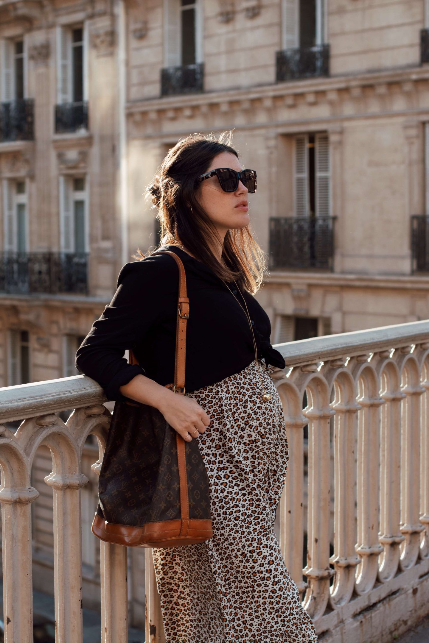 look femme enceinte printemps