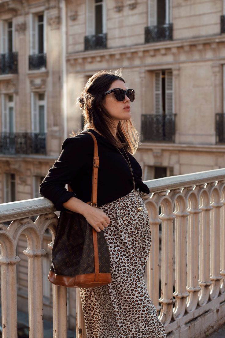 look femme enceinte printemps