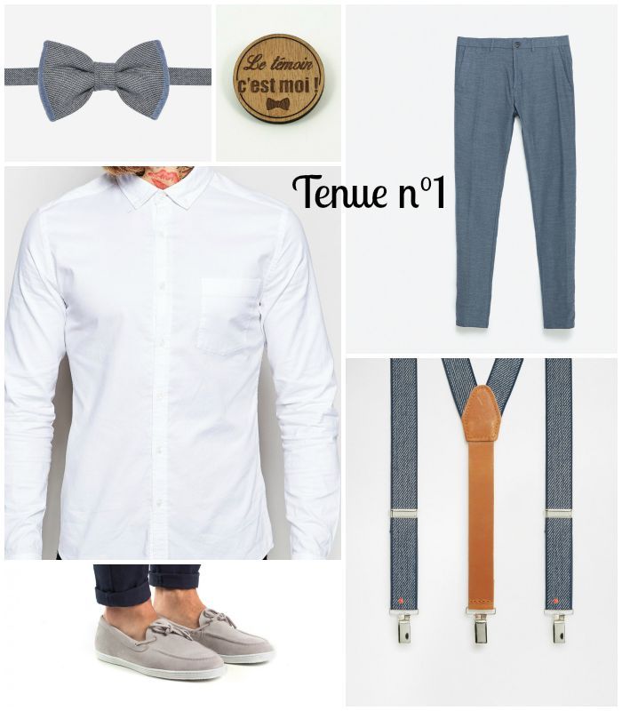 tenue temoin homme mariage champetre