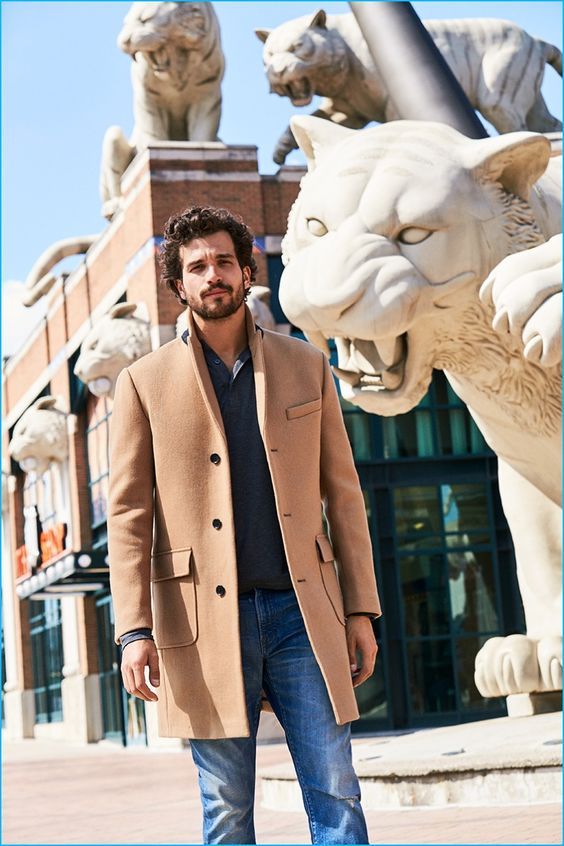 64 Idées pour porter le manteau pour homme avec du style! | Camel