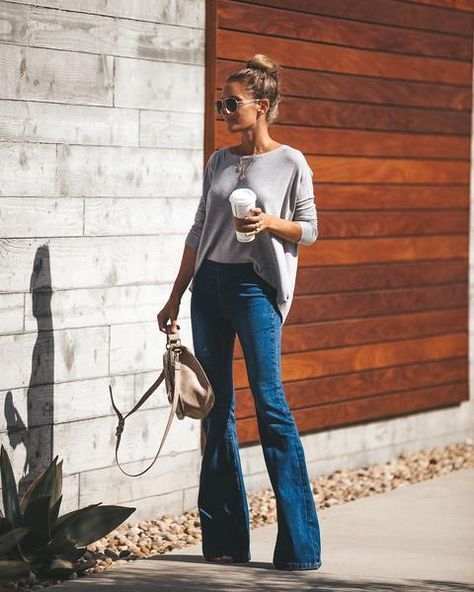 tenue jean flare