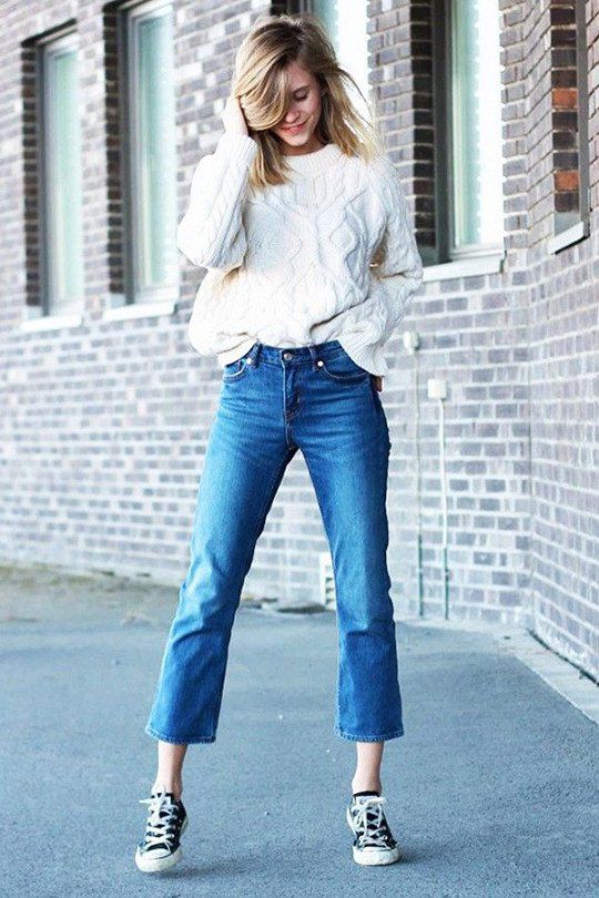 tenue jean flare