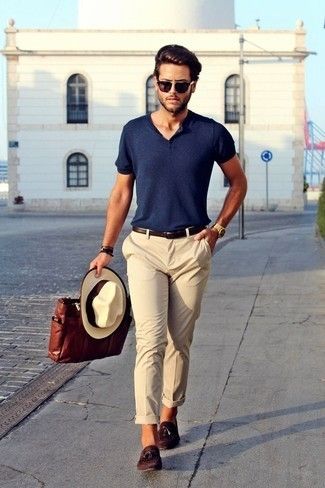 outfit chino beige