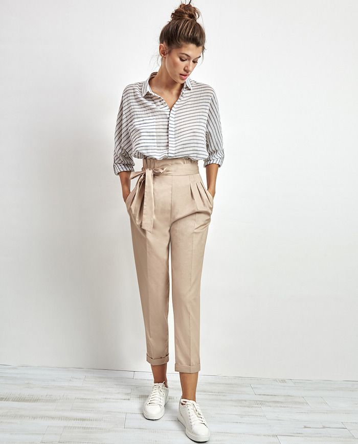 ensemble avec pantalon beige