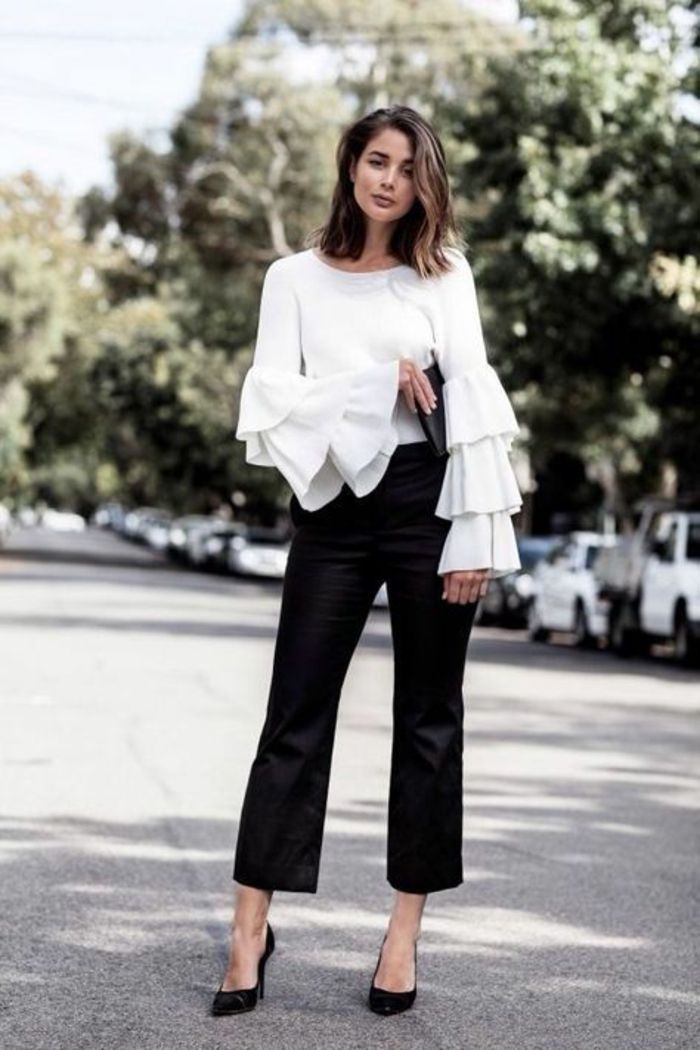 tenue chic femme avec pantalon