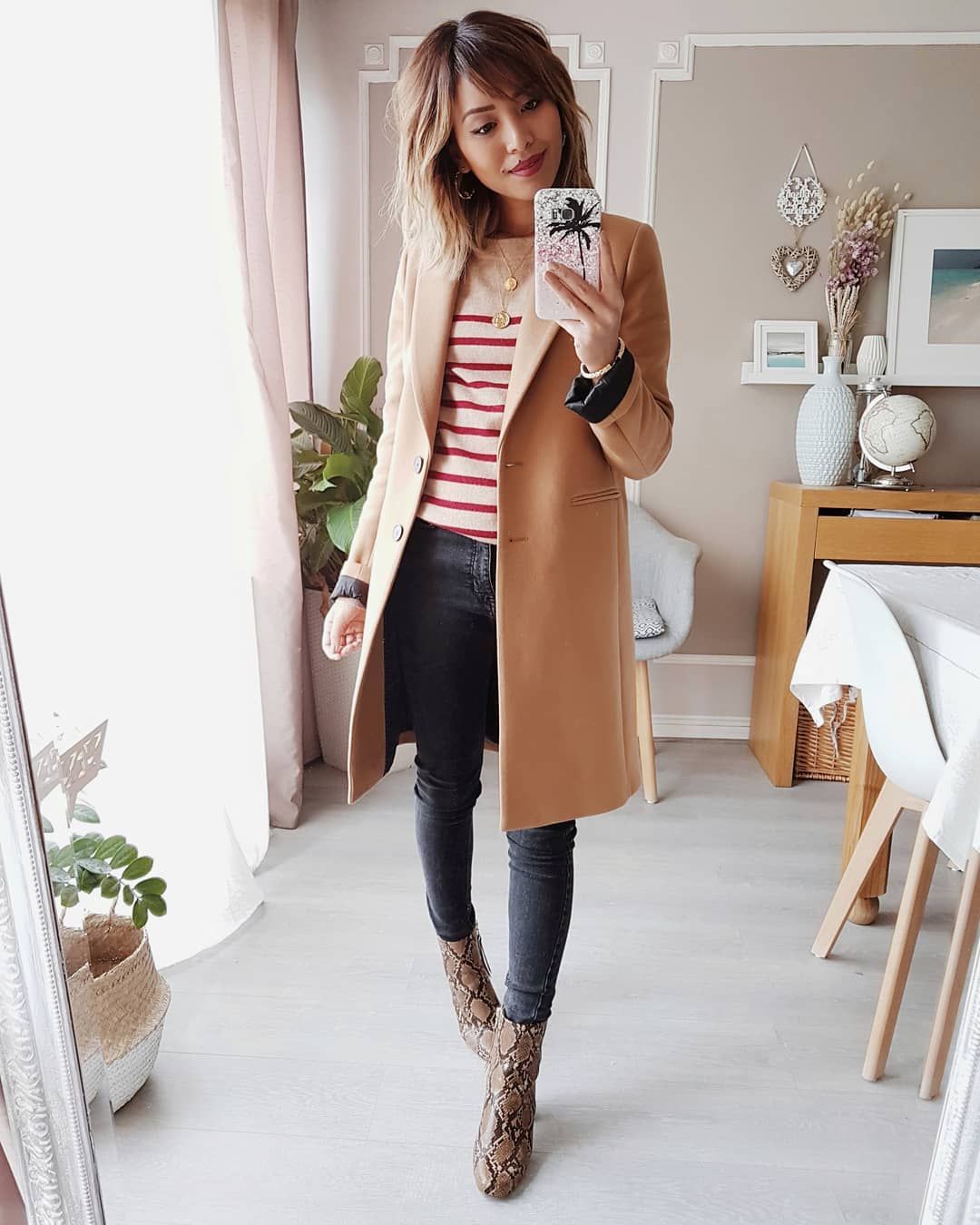 tenue avec bottines serpent