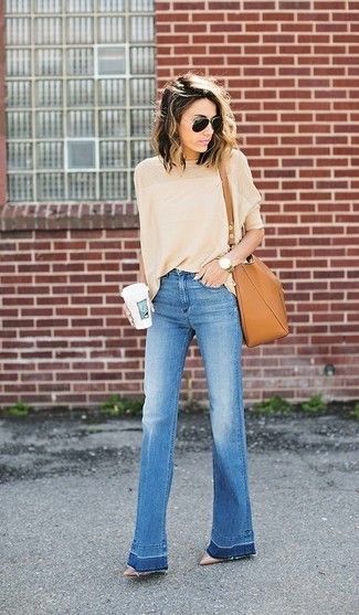 tenue jean flare