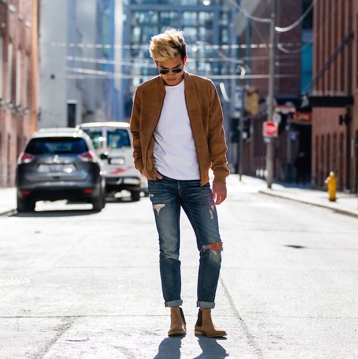 look avec chelsea boots homme