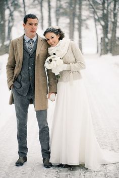 tenue de mariage femme hiver